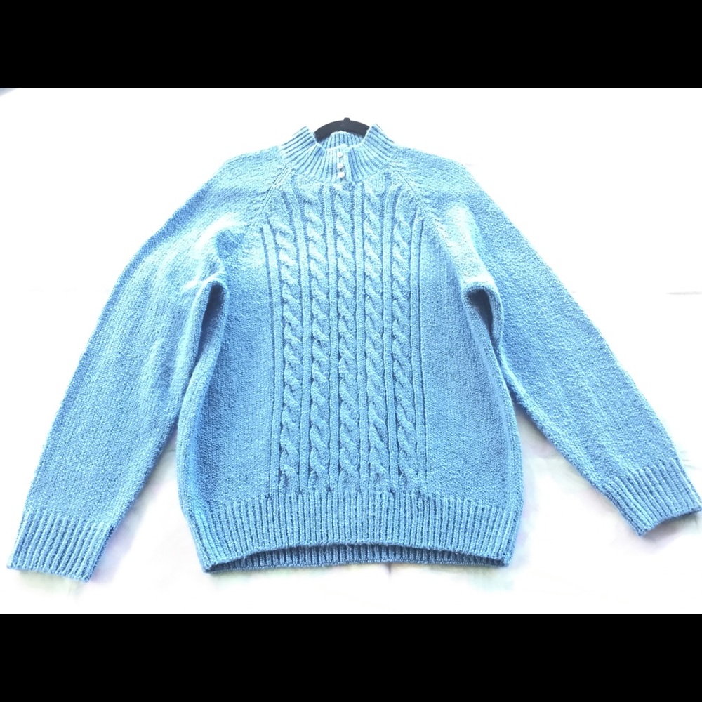 Large Karen Scott blue sweater